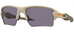 Lunettes de soleil - Oakley - FLAK 2.0 XL OO9188 - 9188-J2 MATTE SAND // PRIZM GREY