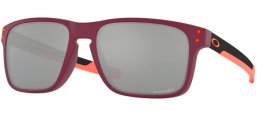 Sunglasses - Oakley - HOLBROOK MIX OO9384 - 9384-16 MATTE VAMPIRELLA // PRIZM BLACK