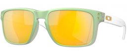 Sunglasses - Oakley - HOLBROOK OO9102 - 9102-Y0 OPALINE JADE // PRIZM 24K POLARIZED