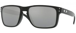 Sunglasses - Oakley - HOLBROOK XL OO9417 - 9417-16 POLISHED BLACK // PRIZM BLACK