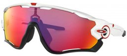 Sunglasses - Oakley - JAWBREAKER OO9290 - 9290-05 POLISHED WHITE // PRIZM ROAD