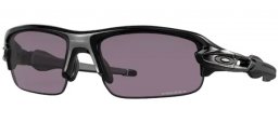 Lunettes Junior - Oakley Junior - FLAK XXS OJ9008 - 9008-01 POLISHED BLACK // PRIZM GREY