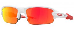 Gafas Junior - Oakley Junior - FLAK XXS OJ9008 - 9008-09 MATTE WHITE // PRIZM RUBY