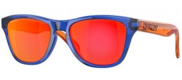 Lunettes Junior - Oakley Junior - FROGSKINS XXS OJ9009 - 9009-06 CRYSTAL BLUE // PRIZM RUBY