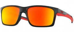 Sunglasses - Oakley - MAINLINK XL OO9264 - 9264-46 POLISHED BLACK // PRIZM RUBY POLARIZED