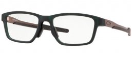 Lunettes de vue - Oakley Prescription Eyewear - OX8153 METALINK - 8153-03 MATTE OLIVE