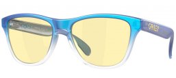 Gafas Junior - Oakley Junior - FROGSKINS XS OJ9006 - 9006-42 MATTE CYAN BLUE CLEAR SHFT FADE // PRIZM GAMING™ 2.0
