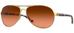 Sunglasses - Oakley - FEEDBACK OO4079 - 4079-41 POLISHED GOLD // PRIZM BROWN GRADIENT