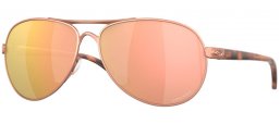 Sunglasses - Oakley - FEEDBACK OO4079 - 4079-44 SATIN ROSE GOLD // PRIZM ROSE GOLD