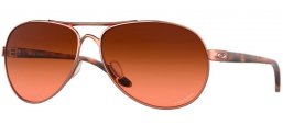 Sunglasses - Oakley - FEEDBACK OO4079 - 4079-46 ROSE GOLD // PRIZM BROWN GRADIENT