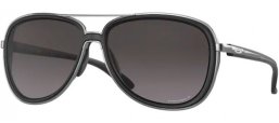 Lunettes de soleil - Oakley - SPLIT TIME OO4129 - 4129-17 VELVET BLACK // PRIZM GREY GRADIENT