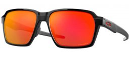 Gafas de Sol - Oakley - PARLAY OO4143 - 4143-03 MATTE BLACK // PRIZM RUBY