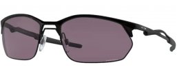 Sunglasses - Oakley - WIRE TAP 2.0 OO4145 - 4145-01 SATIN BLACK // PRIZM GREY