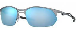 Lunettes de soleil - Oakley - WIRE TAP 2.0 OO4145 - 4145-06 SATIN LEAD // PRIZM DEEP WATER POLARIZED