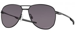 Sunglasses - Oakley - CONTRAIL TI OO6050 - 6050-01 SATIN BLACK // PRIZM GREY POLARIZED