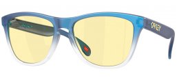 Gafas de Sol - Oakley - FROGSKINS OO9013 - 9013-M4 MATTE TRANSPARENT BLUE GRADIENT CYAN // PRIZM GAMING™ 2.0