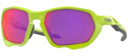 Sunglasses - Oakley - OAKLEY PLAZMA OO9019 - 9019-04 MATTE RETINA BURN // PRIZM ROAD