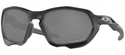 Sunglasses - Oakley - OAKLEY PLAZMA OO9019 - 9019-06 MATTE BLACK // PRIZM BLACK POLARIZED