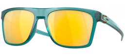 Gafas de Sol - Oakley - LEFFINGWELL OO9100 - 9100-06 MATTE ARTIC SURF // PRIZM 24K POLARIZED