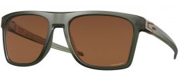 Sunglasses - Oakley - LEFFINGWELL OO9100 - 9100-11 MATTE OLIVE INK // PRIZM BRONZE