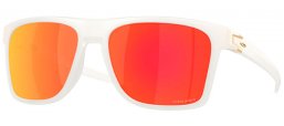 Gafas de Sol - Oakley - LEFFINGWELL OO9100 - 9100-20 MATTE STEAM // PRIZM RUBY