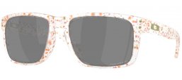 Sunglasses - Oakley - HOLBROOK OO9102 - 9102-AG CLEAR TERRAZZO // PRIZM BLACK POLARIZED