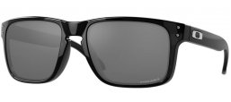 Sunglasses - Oakley - HOLBROOK OO9102 - 9102-E1 POLISHED BLACK // PRIZM BLACK