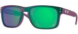 Gafas de Sol - Oakley - HOLBROOK OO9102 - 9102-T4 TLD MATTE PURPLE GREEN SHIFT // PRIZM JADE