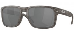 Sunglasses - Oakley - HOLBROOK OO9102 - 9102-W9 WOODGRAIN // PRIZM BLACK POLARIZED