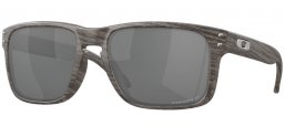 Lunettes de soleil - Oakley - HOLBROOK OO9102 - 9102-W9 WOODGRAIN // PRIZM BLACK POLARIZED