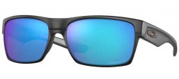 Sunglasses - Oakley - TWOFACE OO9189 - 9189-46 MATTE BLACK // PRIZM SAPPHIRE POLARIZED