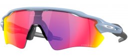 Lunettes de soleil - Oakley - RADAR EV PATH OO9208 - 9208-E7 MATTE STONE WASH // PRIZM ROAD