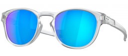 Sunglasses - Oakley - LATCH OO9265 - 9265-65 MATTE TRANSPARENT // PRIZM SAPPHIRE POLARIZED
