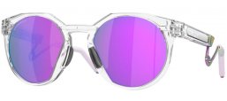 Lunettes de soleil - Oakley - HSTN METAL OO9279 - 9279-02 MATTE TRANSPARENT // PRIZM VIOLET