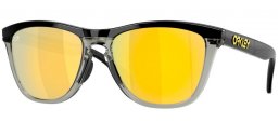 Lunettes de soleil - Oakley - FROGSKINS RANGE OO9284 - 9284-18 MATTE BLACK // PRIZM 24K POLARIZED