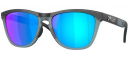 Lunettes de soleil - Oakley - FROGSKINS RANGE OO9284 - 9284-19 MATTE BLACK // PRIZM SAPPHIRE