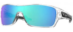 Sunglasses - Oakley - TURBINE ROTOR OO9307 - 9307-29 POLISHED CLEAR // PRIZM SAPPHIRE