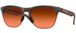 Lunettes de soleil - Oakley - FROGSKINS LITE OO9374 - 9374-50 MATTE BROWN TORTOISE // PRIZM BROWN GRADIENT