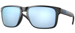 Sunglasses - Oakley - HOLBROOK XL OO9417 - 9417-25 MATTE BLACK // PRIZM DEEP WATER POLARIZED