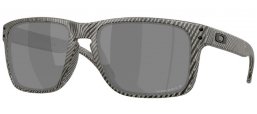 Lunettes de soleil - Oakley - HOLBROOK XL OO9417 - 9417-50 MATTE GREY INK FINGERPRINT // PRIZM BLACK POLARIZED