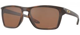 Lunettes de soleil - Oakley - SYLAS OO9448 - 9448-26 MATTE BROWN TORTOISE // PRIZM TUNGSTEN POLARIZED