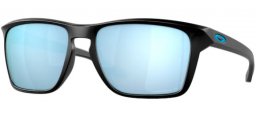 Sunglasses - Oakley - SYLAS OO9448 - 9448-27 MATTE BLACK // PRIZM DEEP WATER POLARIZED