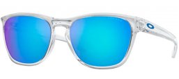 Sunglasses - Oakley - MANORBURN OO9479 - 9479-06 POLISHED CLEAR // PRIZM SAPPHIRE