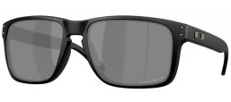 Lunettes de soleil - Oakley - HOLBROOK XXL OO9487 - 9487-03 MATTE BLACK // PRIZM BLACK POLARIZED