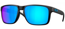Lunettes de soleil - Oakley - HOLBROOK XXL OO9487 - 9487-05 MATTE BLACK // PRIZM SAPPHIRE