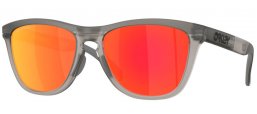 Gafas de Sol - Oakley - FROGSKINS RANGE XL OO9503 - 9503-01 MATTE INK GREY // PRIZM RUBY