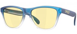 Gafas de Sol - Oakley - FROGSKINS S OO9508 - 9508-07 MATTE TRANSPARENT BLUE GRADIENT // PRIZM GAMING™ 2.0