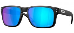 Lunettes de soleil - Oakley - HOLBROOK S OO9509 - 9509-04 MATTE BLACK // PRIZM SAPPHIRE POLARIZED