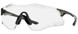 Gafas de Sol - Oakley - CYBR ZERO OO9512D - 9512-06 POLISHED BLACK // CLEAR TO BLACK IRIDIUM PHOTOCROMIC