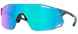 Lunettes de soleil - Oakley - CYBR DYNO OO9513D - 9513-02 POLISHED BLACK // PRIZM SAPPHIRE
